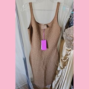 Fendi x SKIMS Embossed Logo Midi Dress California